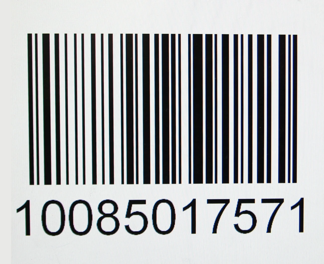 Barcode label for asset tracking and DCIM integration