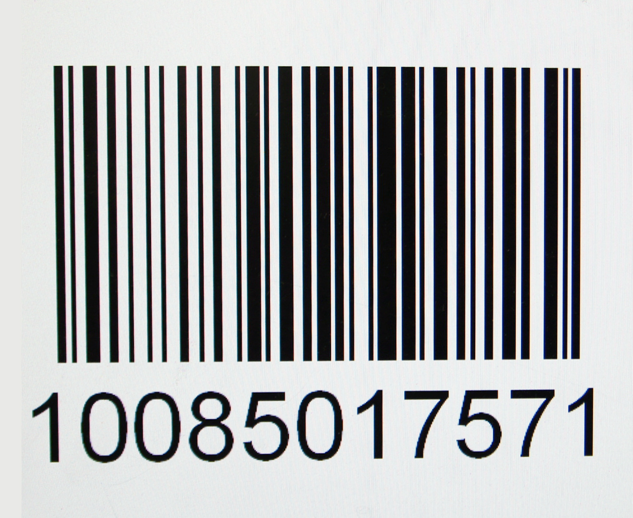 Barcode label for asset tracking