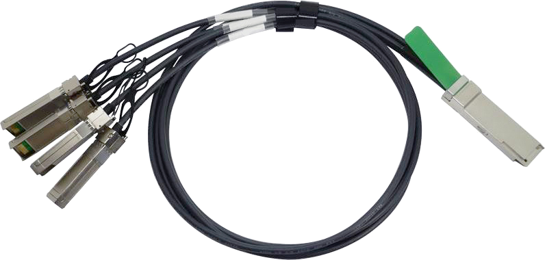 DAC Breakout Diagram - QSFP to SFP